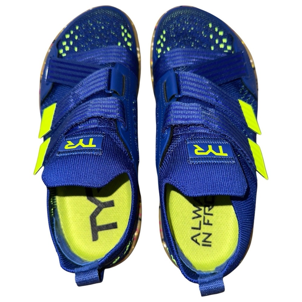 TYR DropZero Lifters Weightlifting Shoes Women's 8 / Men's 6.5 Blue Gym Training
